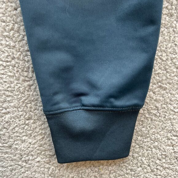 Nike Womens Athletic Workout Pants Blue Logo White Stripe Drawstring M Medium - Picture 12 of 16